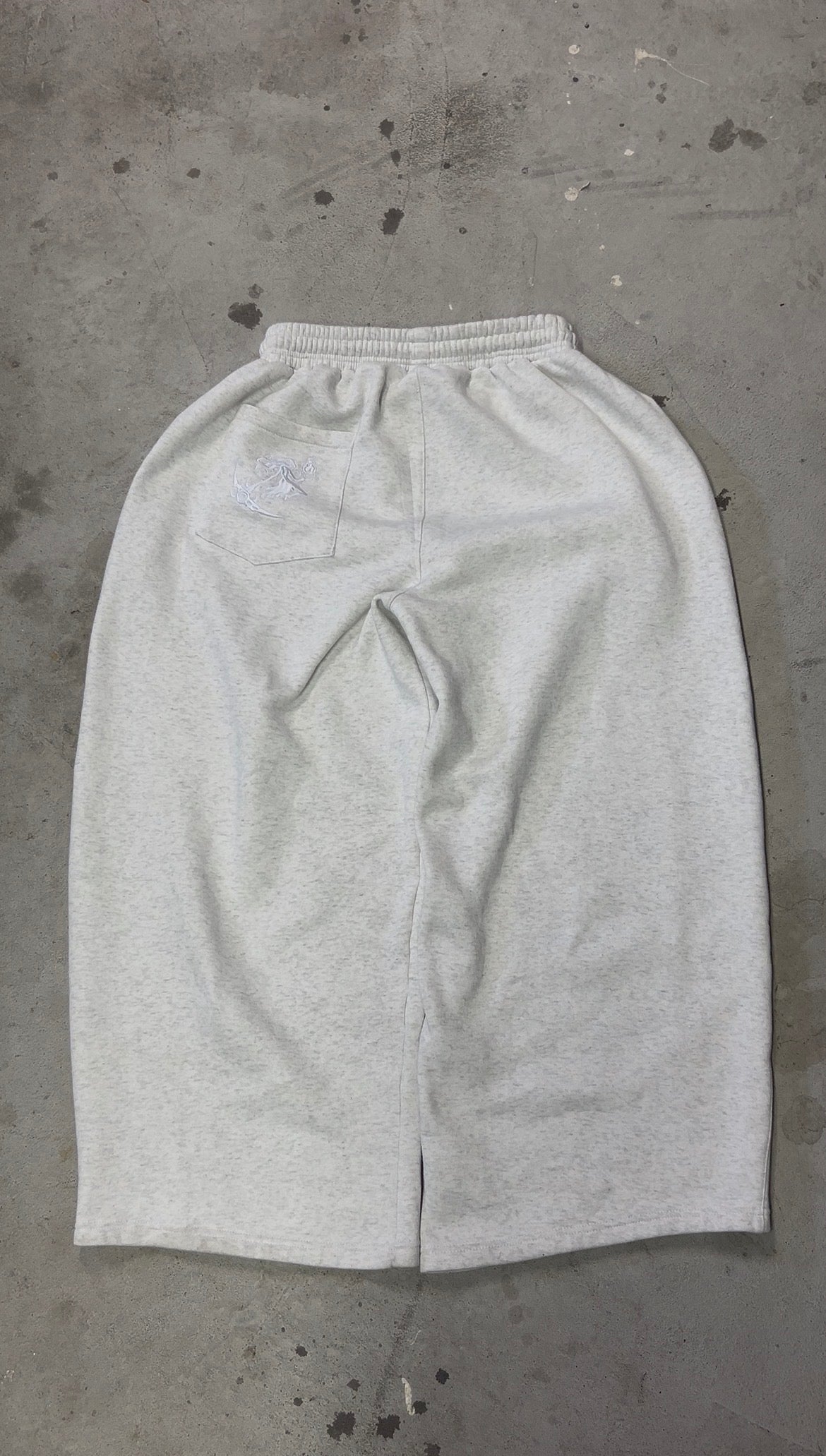 Light Gray Super Baggy Sweatpants