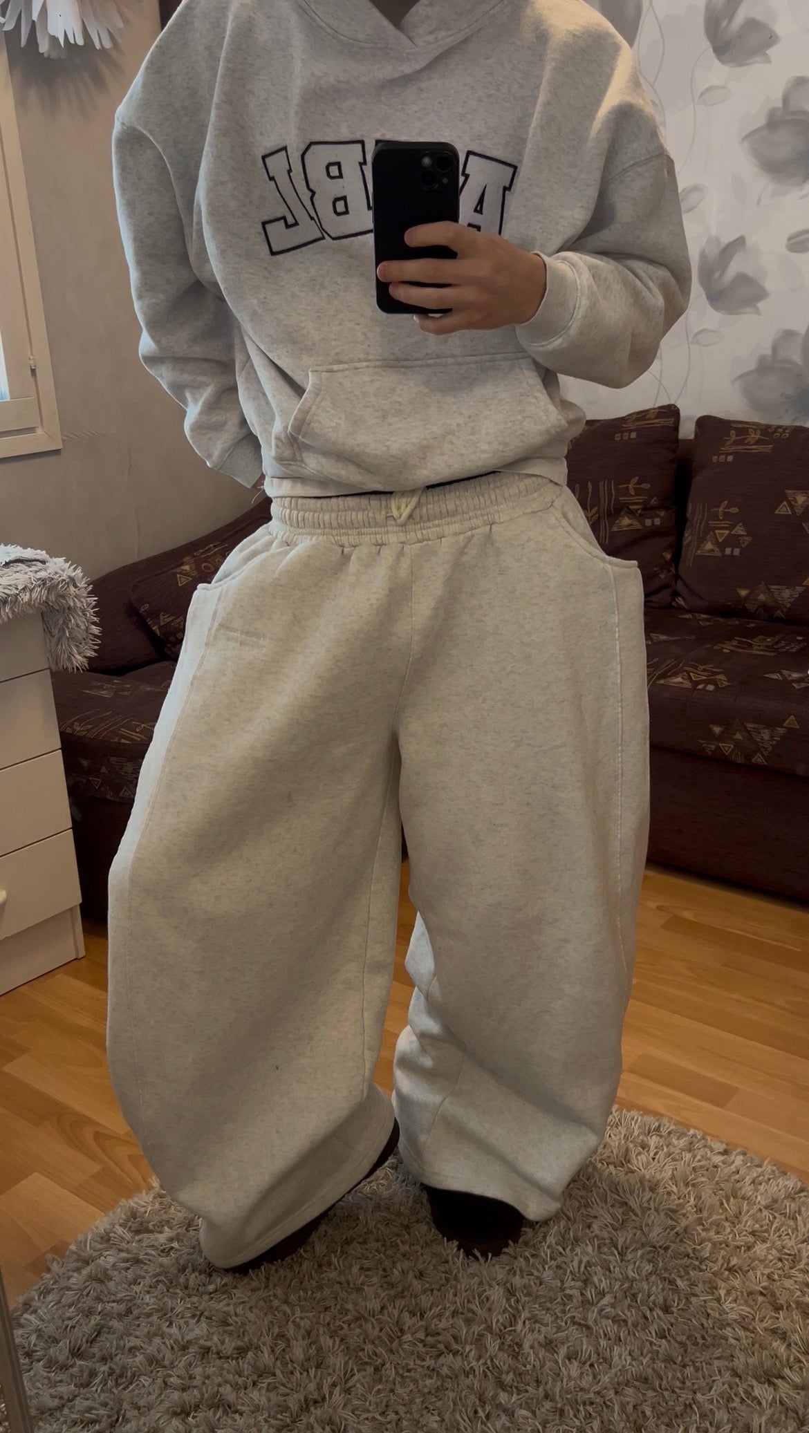 Light Gray Super Baggy Sweatpants